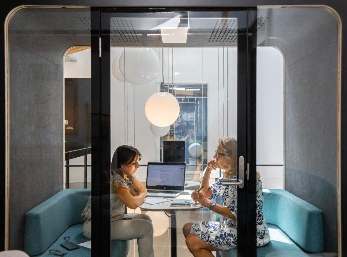 Cloison acoustique à coloft lesquin